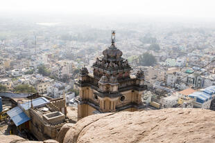 Ausblick vom Rock Fort Tempel, Trichy