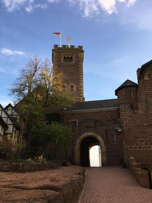 Wachturm und Mauern Wartburg