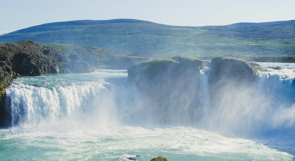 Wasserfall in Island