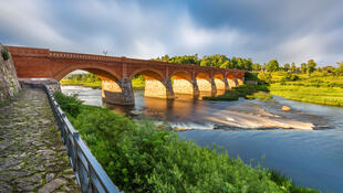 Alte Ziegelbrücke in Kuldiga