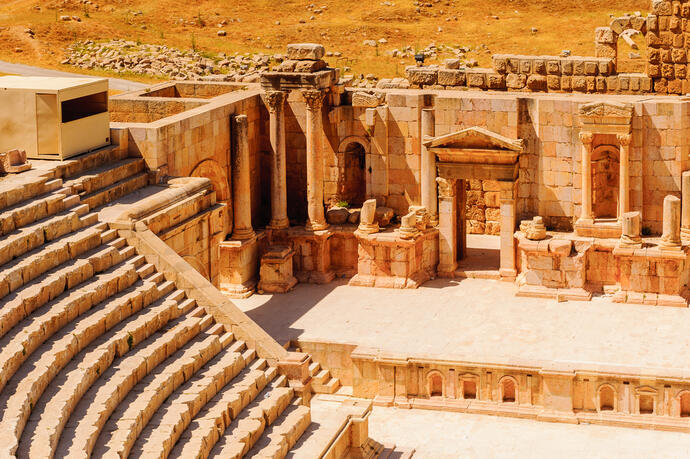 Jerash Stadt