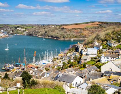 Blick auf Fowey