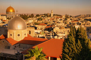 Sonnenuntergang in Jerusalem