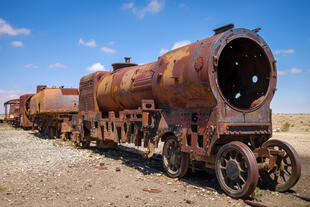 Eisenbahnfriedhof von Uyuni