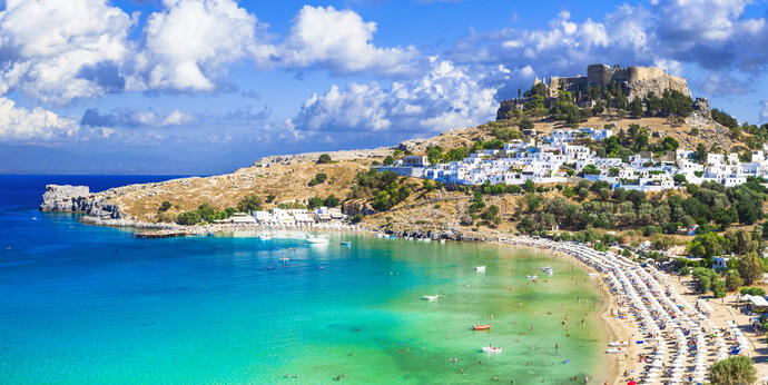 Bucht von Lindos