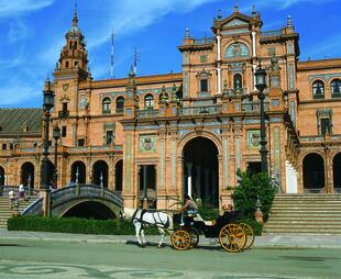 Plaza de Espana in Sevilla