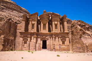 Antiker Tempel in Petra