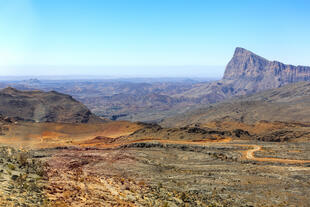 Blick auf Jebel Shams