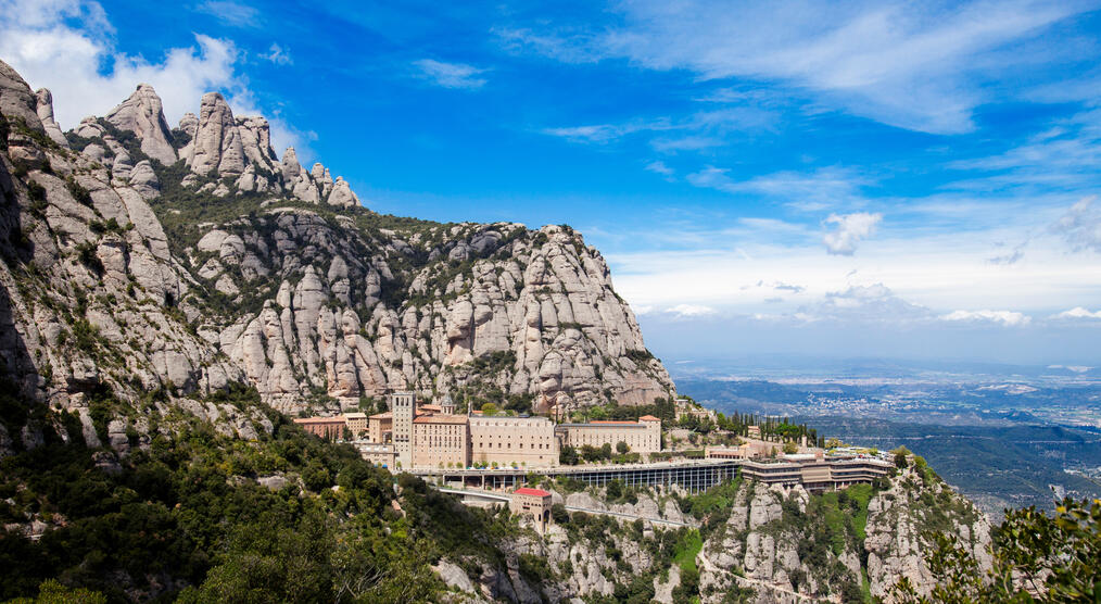 Blick auf Montserrat