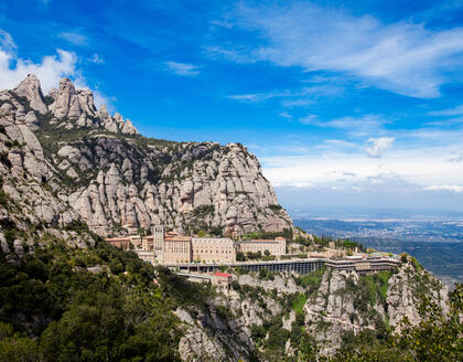 Blick auf Montserrat