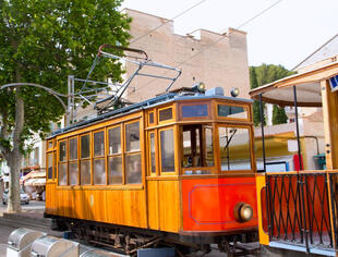 Straßenbahn in Puerto de Sóller 