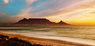 Tafelberg im Sonnenuntergang