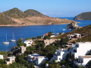 Panorama der Region rund um Patmos 