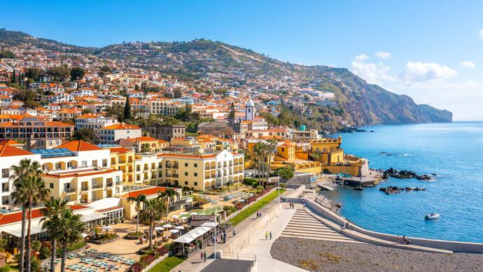 Panoramaansicht von Funchal