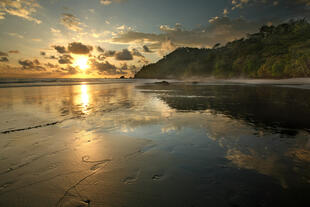 Sonnenuntergang am Strand