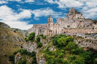 Stadtbild von Matera 