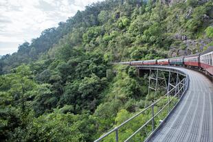 Zug in Kuranda