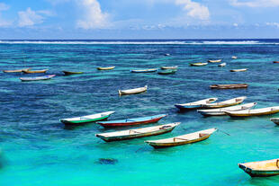 Boote in Padangbai