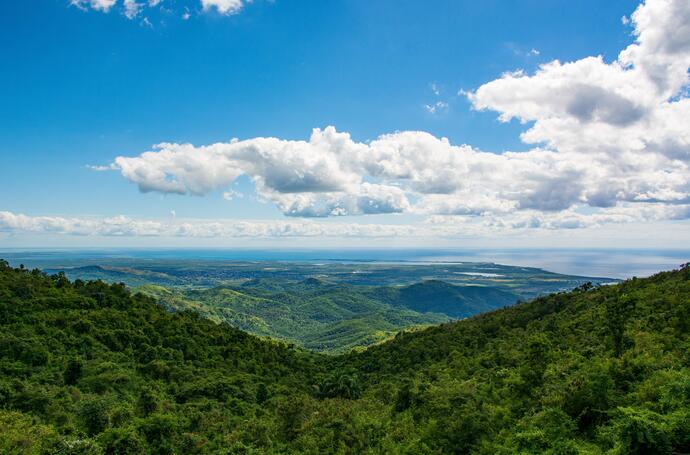 Ausblick Topes de Collantes