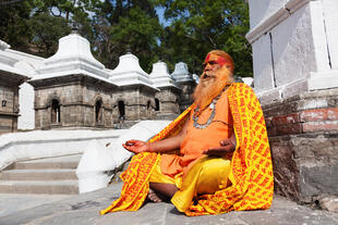 Hinduistischer Sadhu-Mönch 