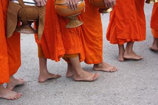 Mönche in Luang Prabang 