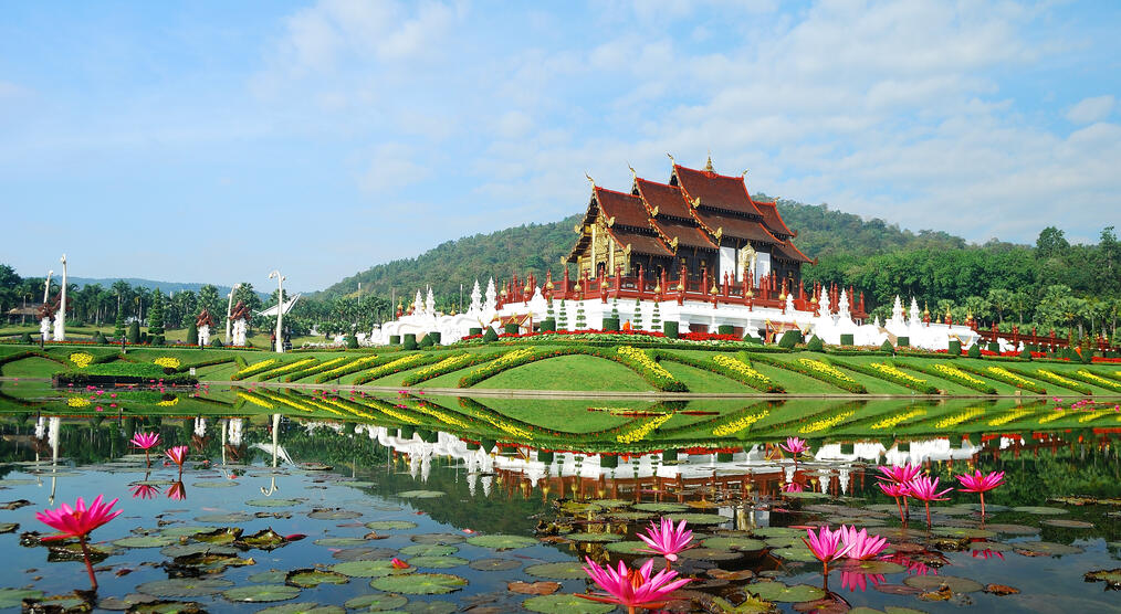 Traditionelle Architektur in Chiang Mai