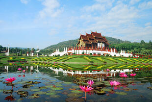 Traditionelle Architektur in Chiang Mai