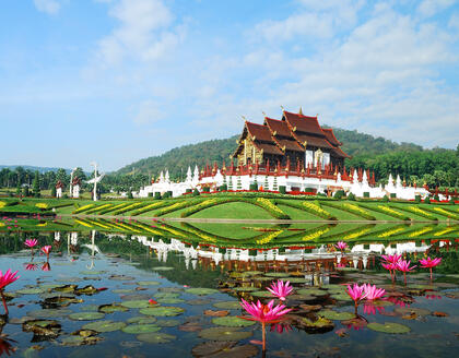 Traditionelle Architektur in Chiang Mai