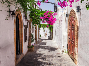 Gassen in Lindos