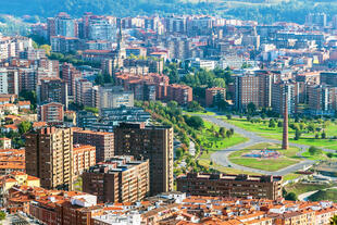 Blick auf Bilbao