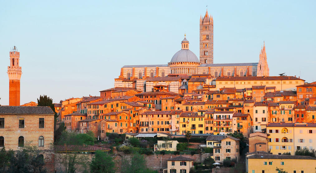 Blick auf Siena