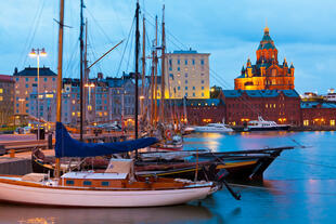 Hafen im Abendlicht