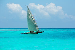 Traditionelles Segelboot