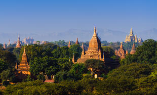 Blick auf Bagan