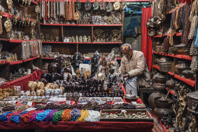 Jaipur Marktstand