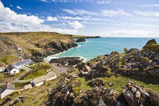 Blick auf die Kynance Cove