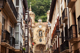 Kirche in der Altstadt San Sebástians