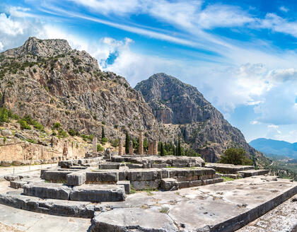 Apollo-Tempel in Delphi