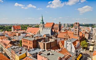 Blick auf Thorns Altstadt