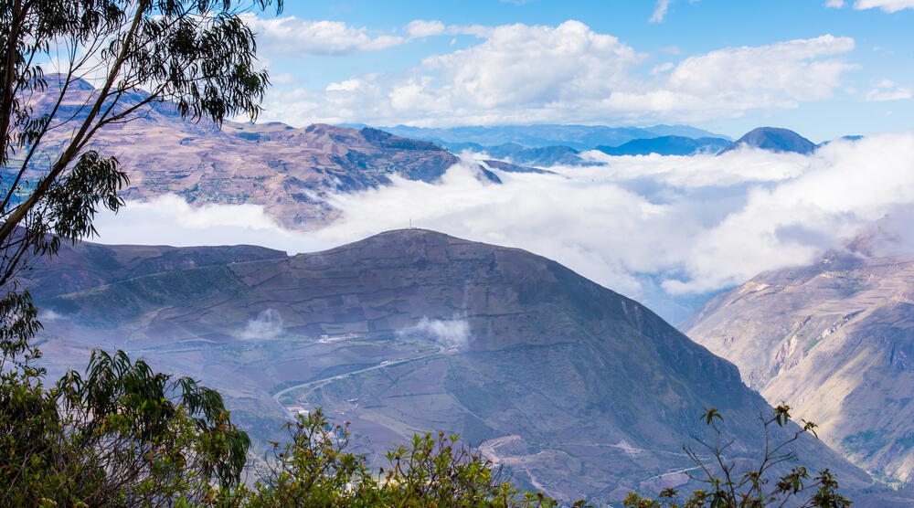 Berglandschaft in Ecuador