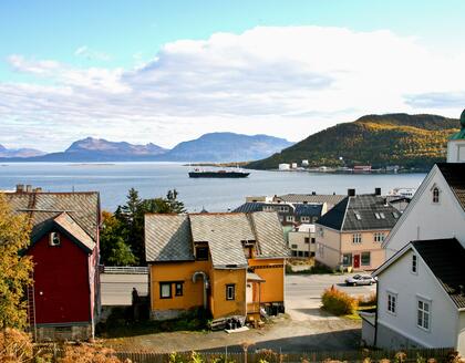 Blick über Harstad