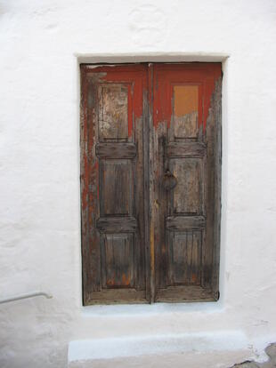 Haustür in der Altstadt Chora