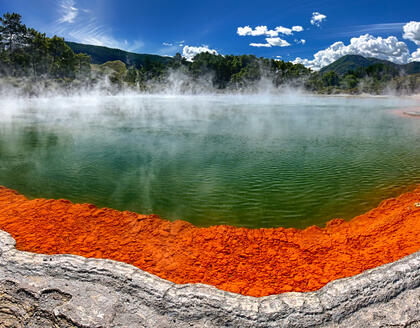 Schwefelquelle in Rotorua 