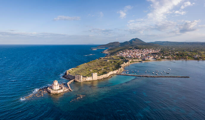 Festung Methoni und Bourtzi-Turm