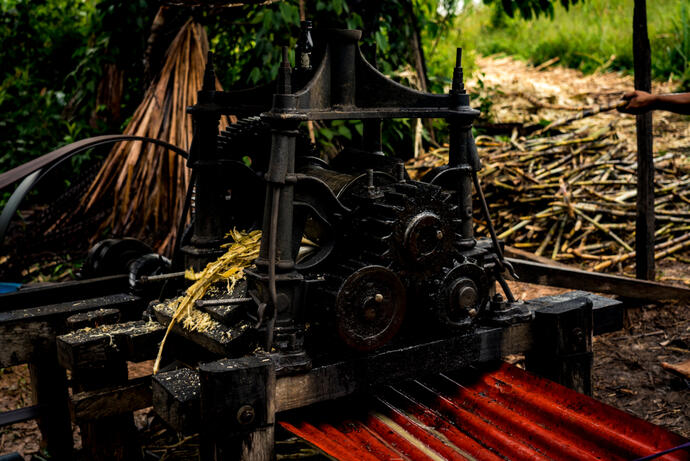 Zuckerrohrmühle