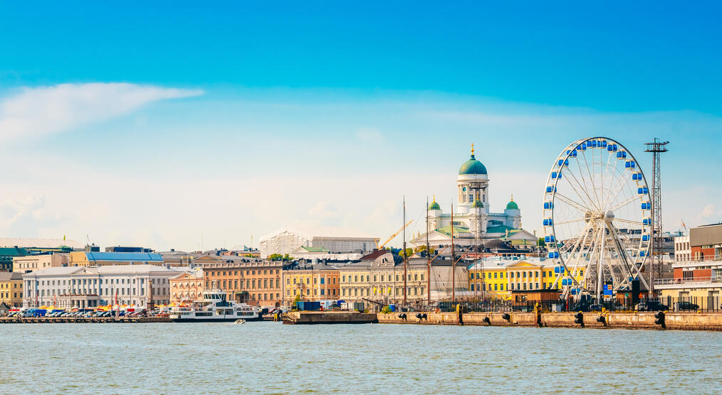 Panoramablick auf Helsinki