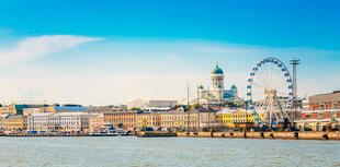 Panoramablick auf Helsinki