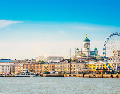 Panoramablick auf Helsinki