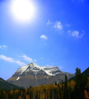 Gipfel des Mount Robson 