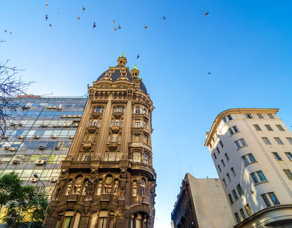 Historische Gebäude in San Telmo